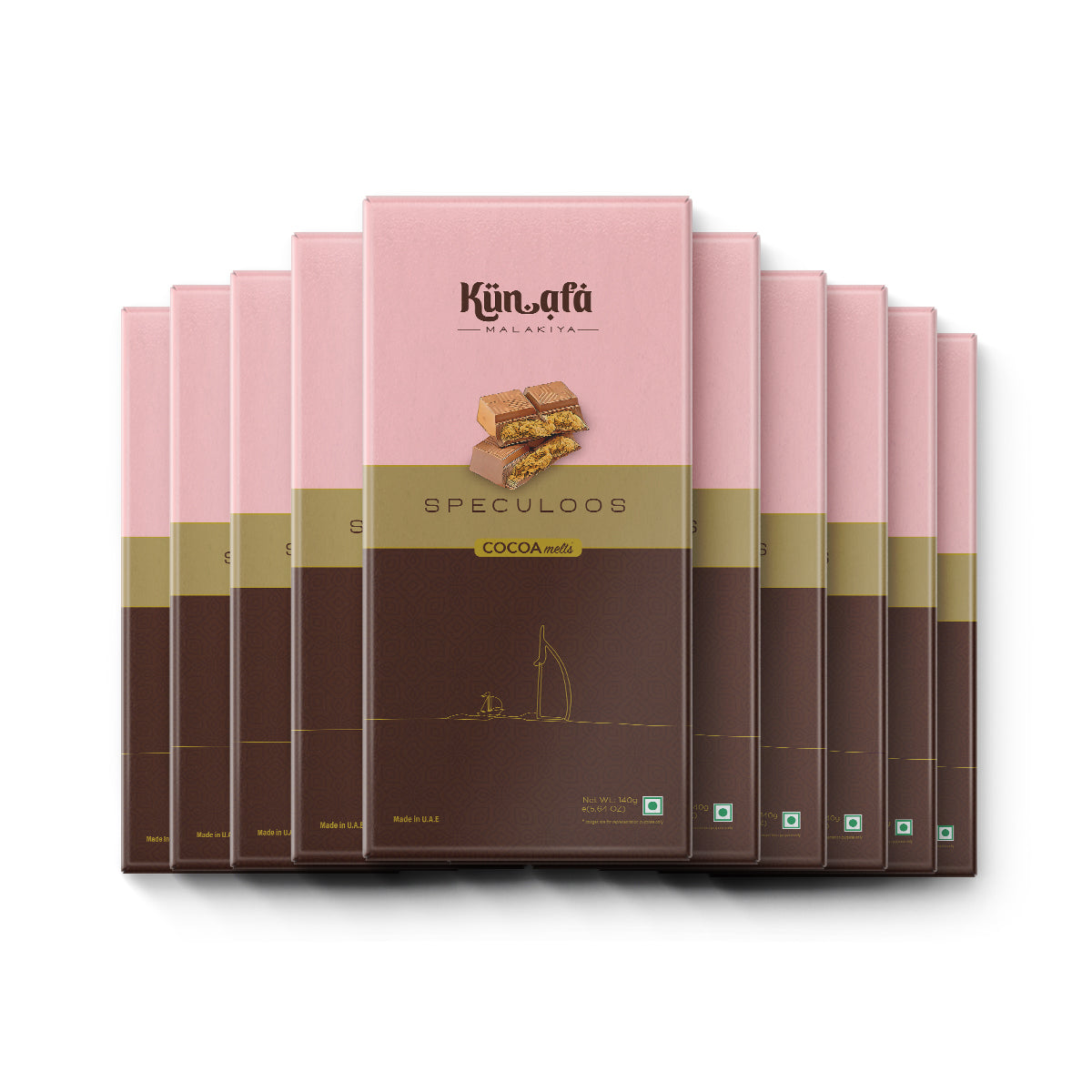 Kunafa Speculoos Chocolate