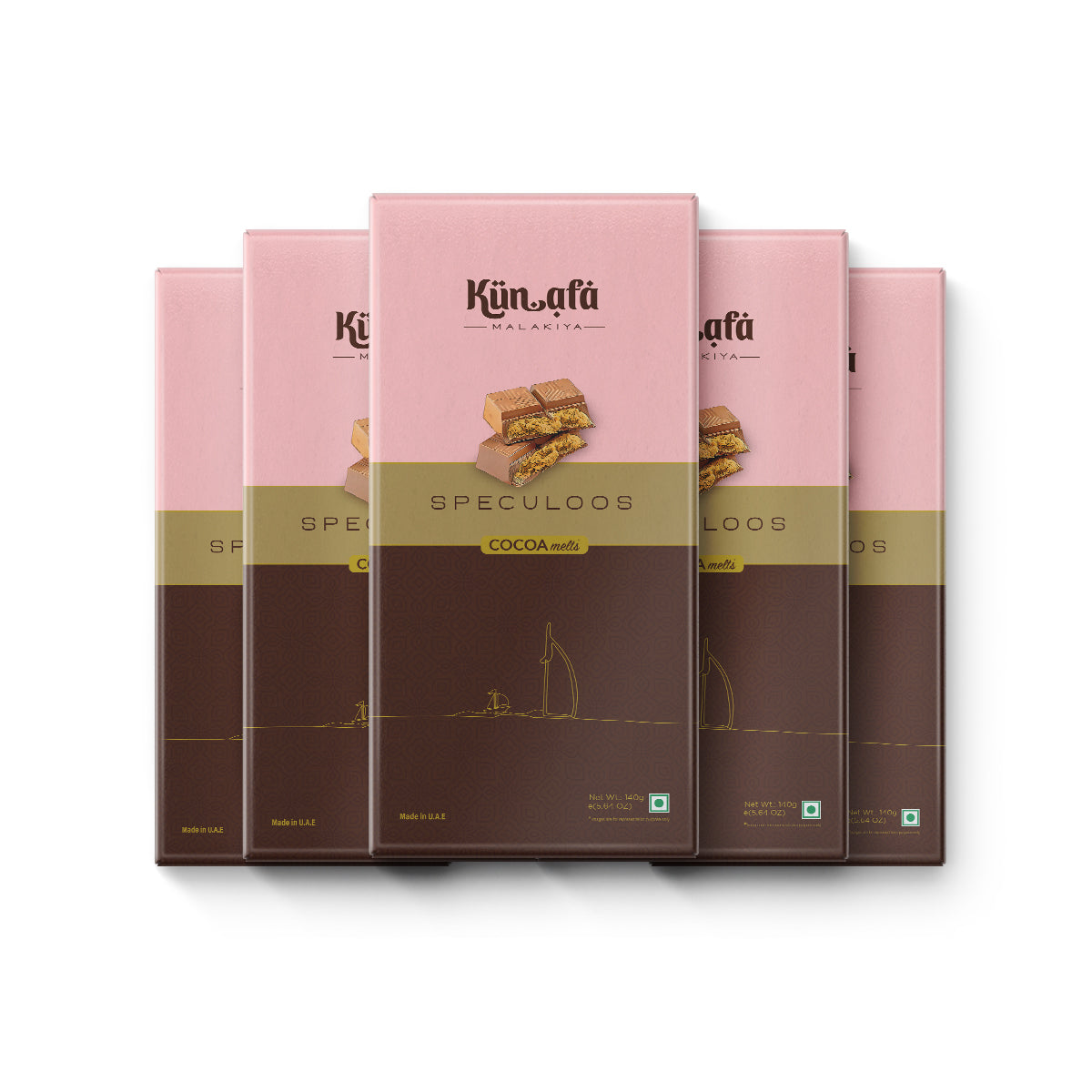 Kunafa Speculoos Chocolate