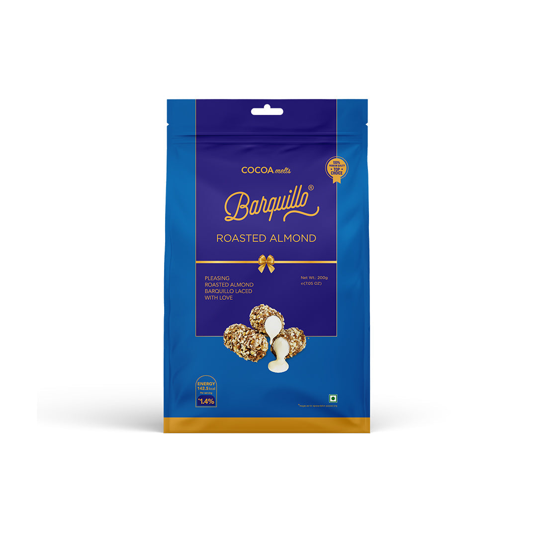 Barquillo Roasted Almond Chocolate - Pouch