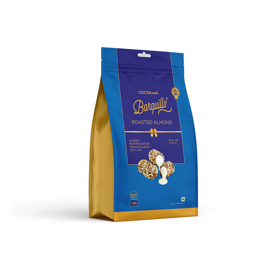 Barquillo Roasted Almond Chocolate - Pouch