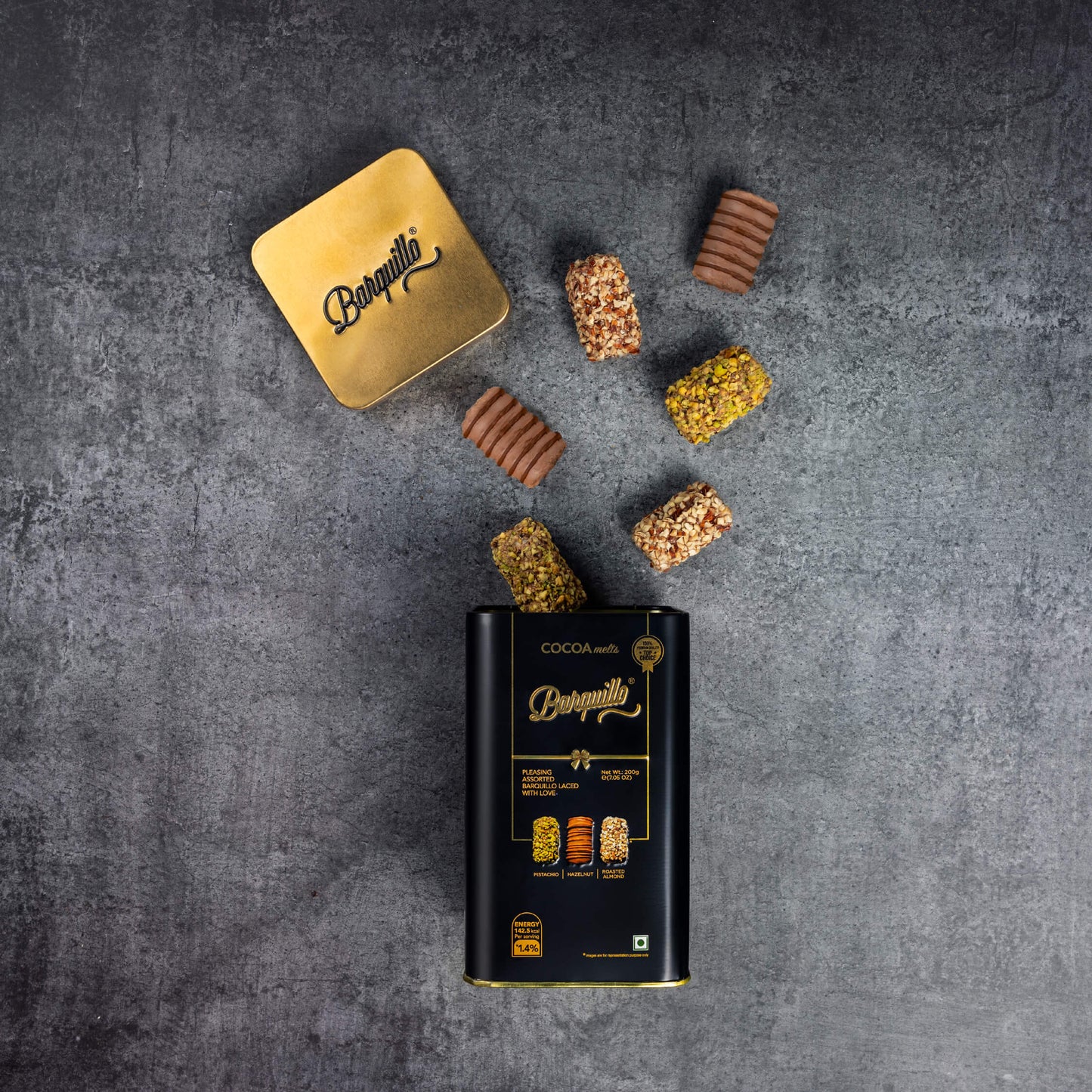 Barquillo Assorted Chocolates - Tin